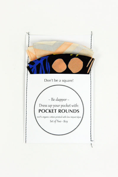 Pocket Rounds (set of 2) - pulse/chevron